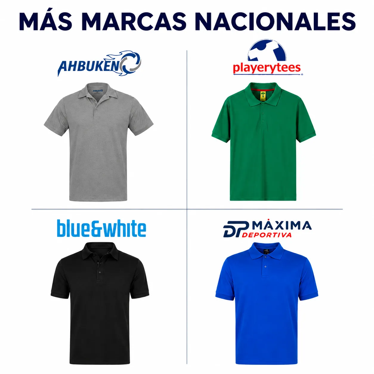 Ahbuken, Playerytees, Blue & White, Máxima Deportiva
